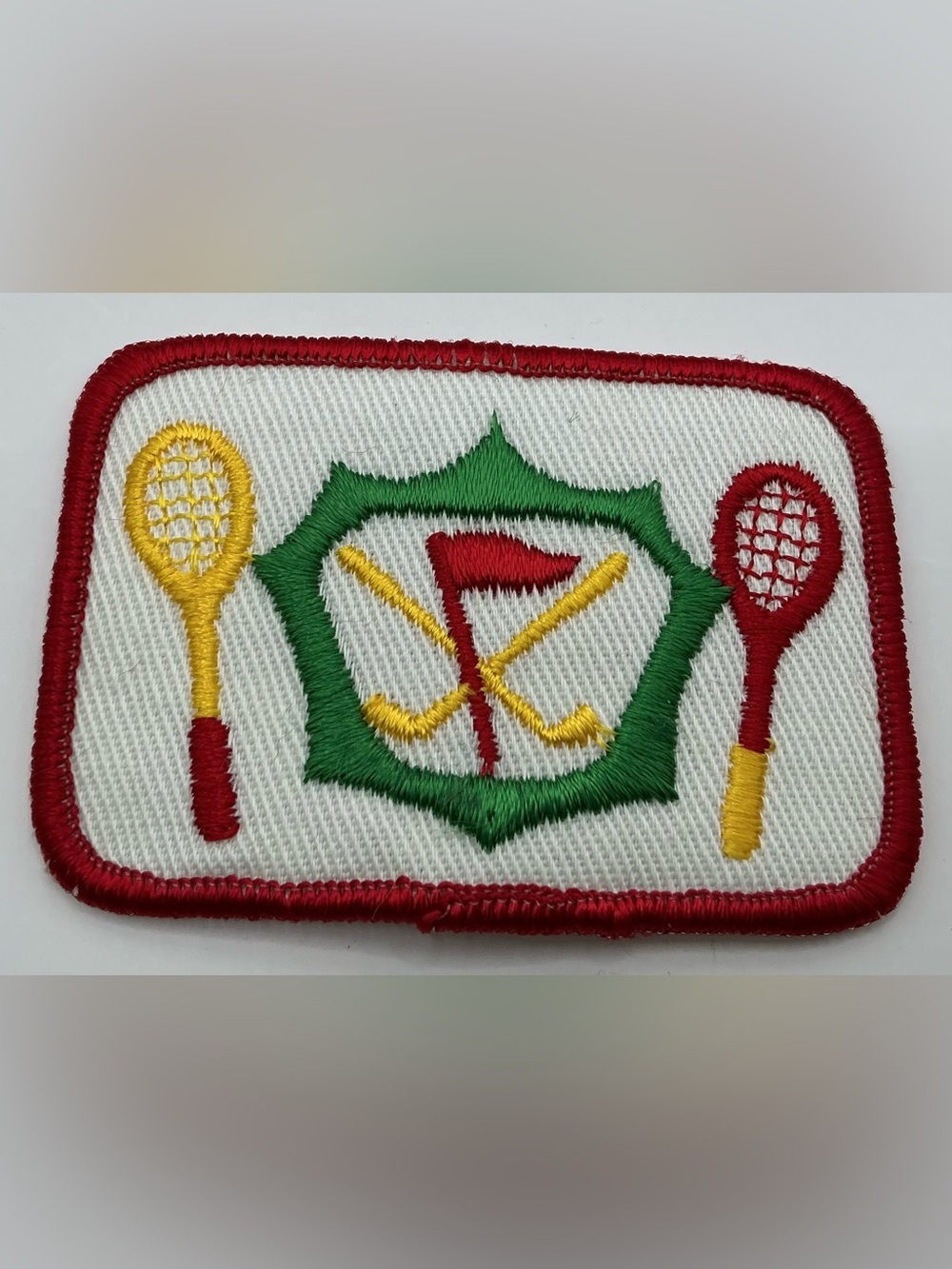 MEN’S 1970’S NOS COUNTRY CLUB NOSTALGIC EMBROIDERED NOVELTY GOLF PATCH